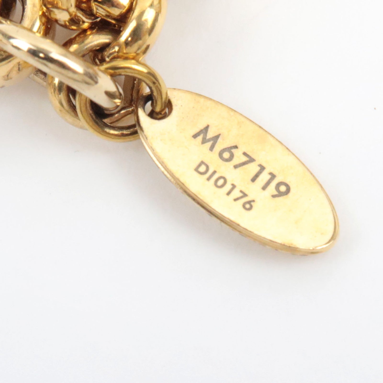 Louis Vuitton Fleur De Monogram Bag Charm Metal Gold M67119 DI0176
