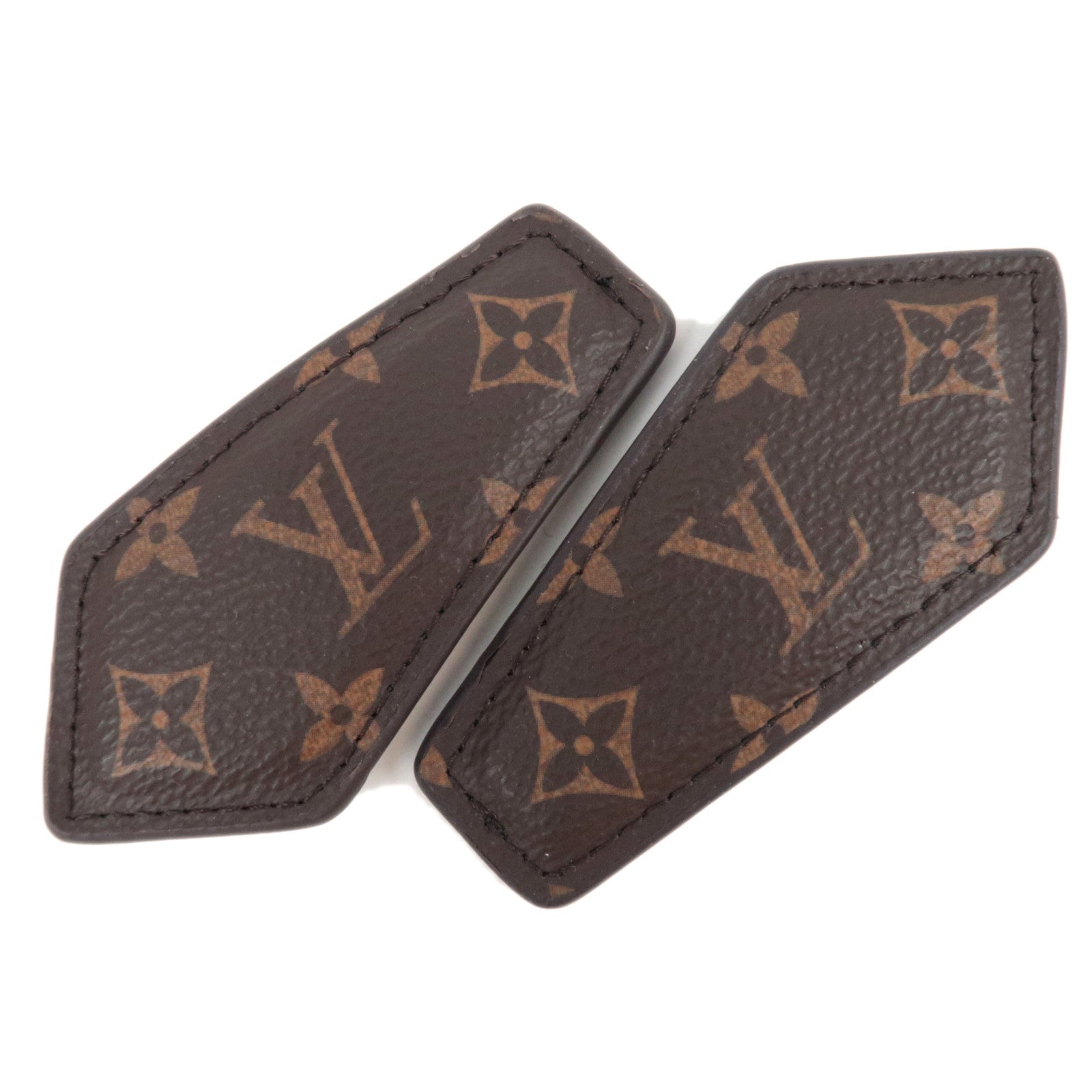 Louis Vuitton Monogram Set Of 2 LV Backstage Hair Clip M01443 AK2243 *Dust bag81958