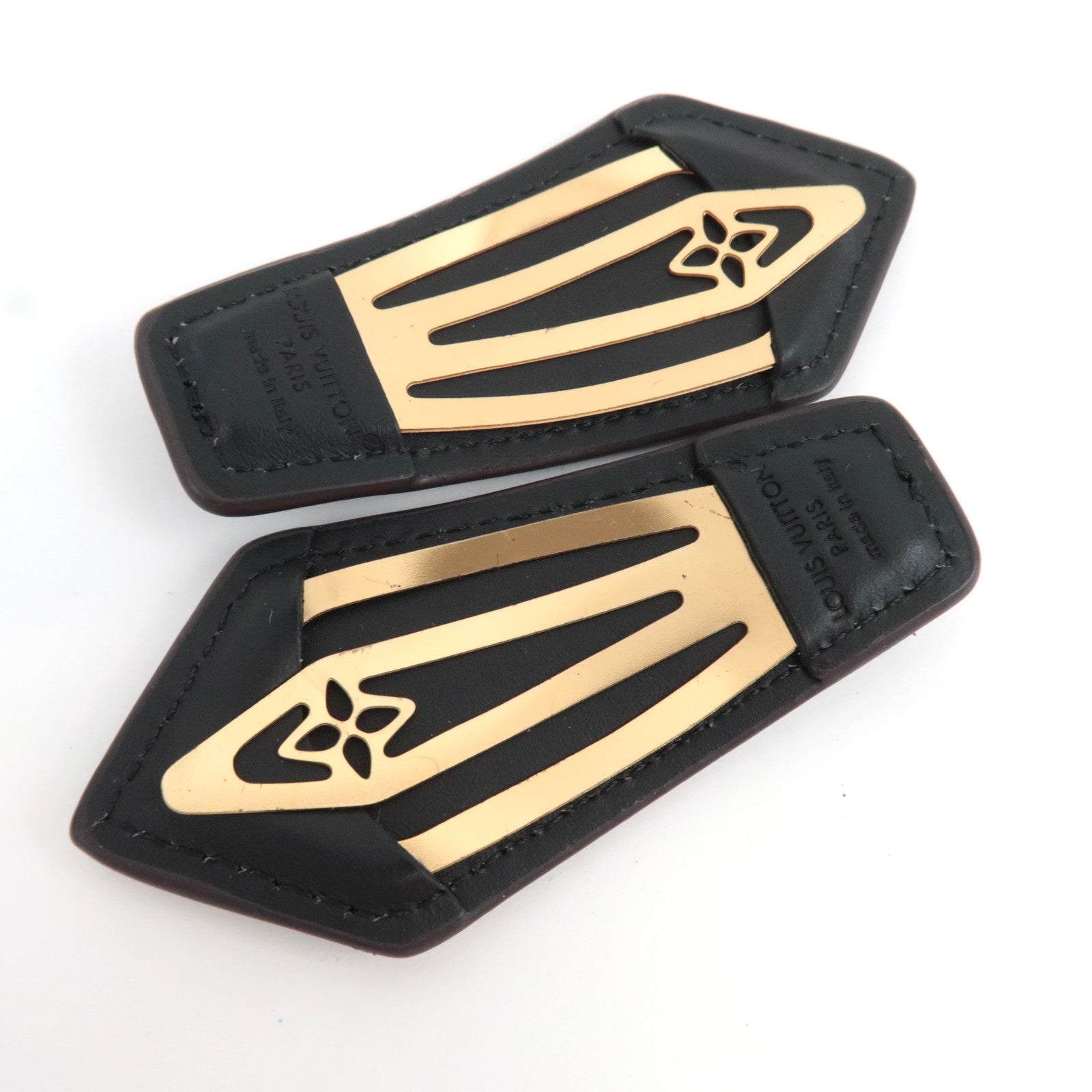 Louis Vuitton Monogram Set Of 2 LV Backstage Hair Clip M01443 AK2243 *Dust bag