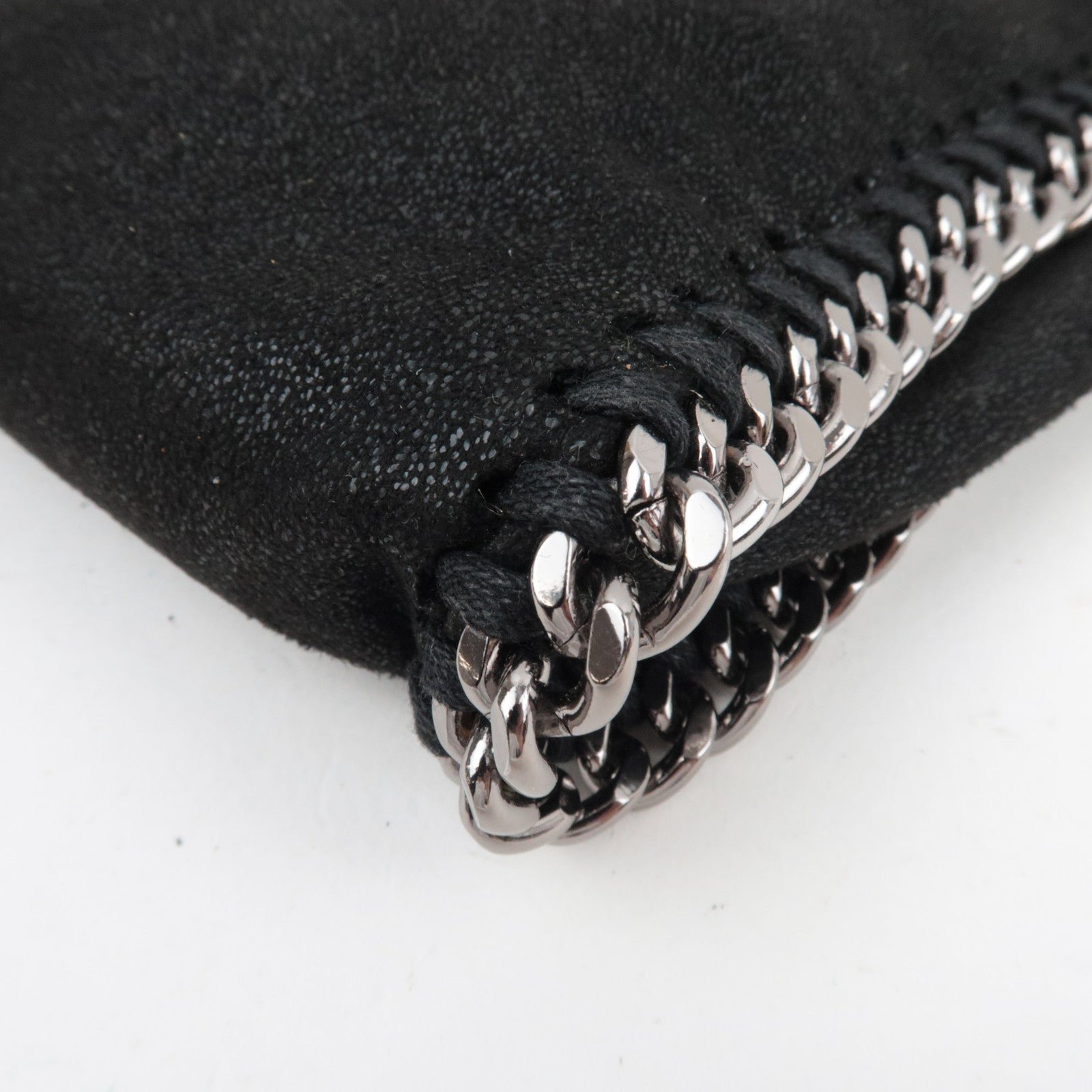 Stella McCartney Falabella Mini Chain Shoulder Bag Vegan Leather Black