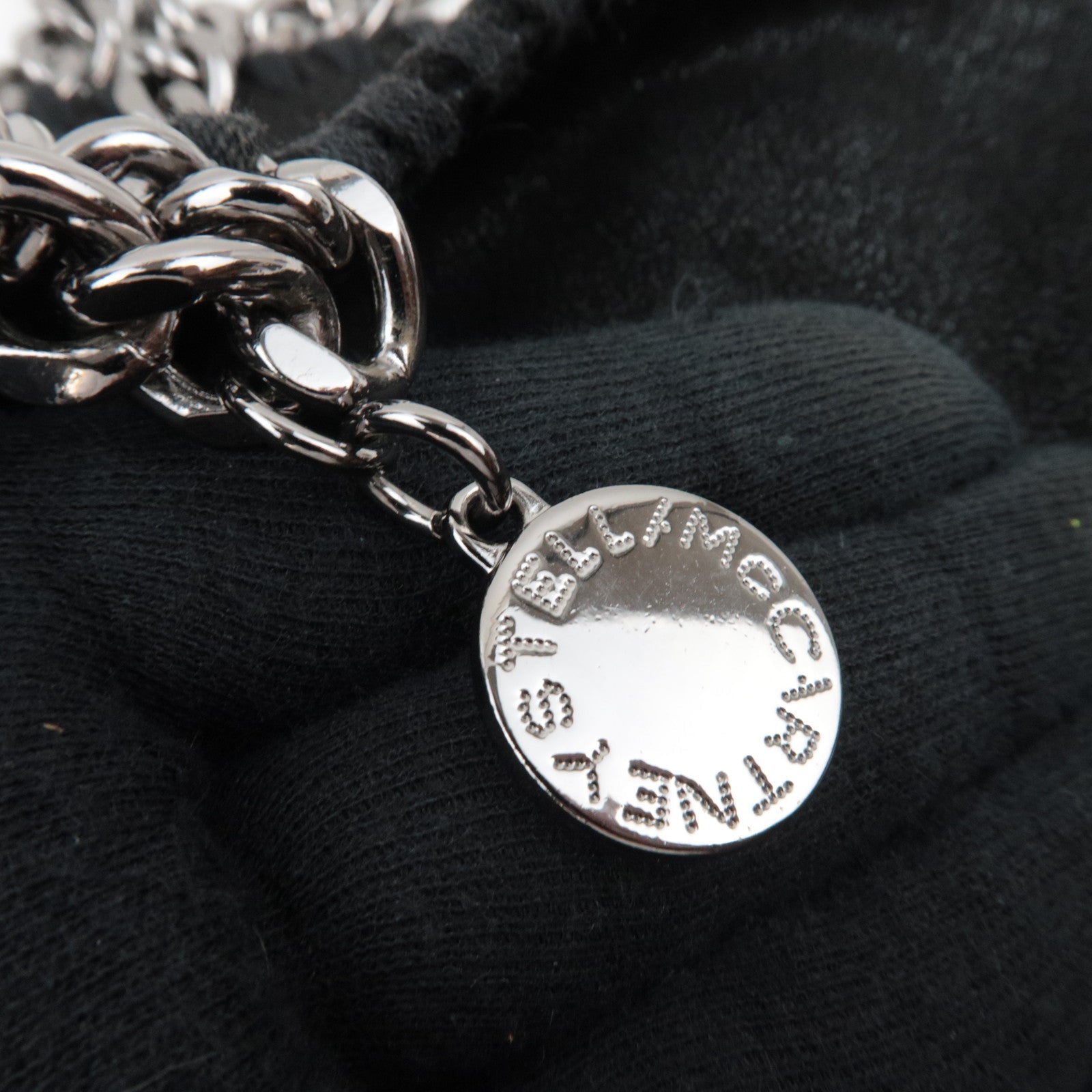 Stella McCartney Falabella Mini Chain Shoulder Bag Vegan Leather Black