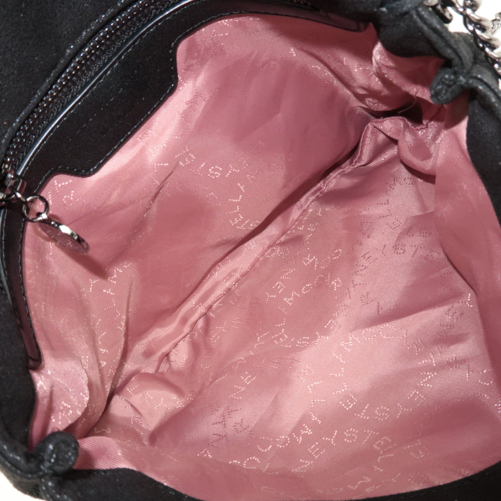 Stella McCartney Falabella Mini Chain Shoulder Bag Vegan Leather Black