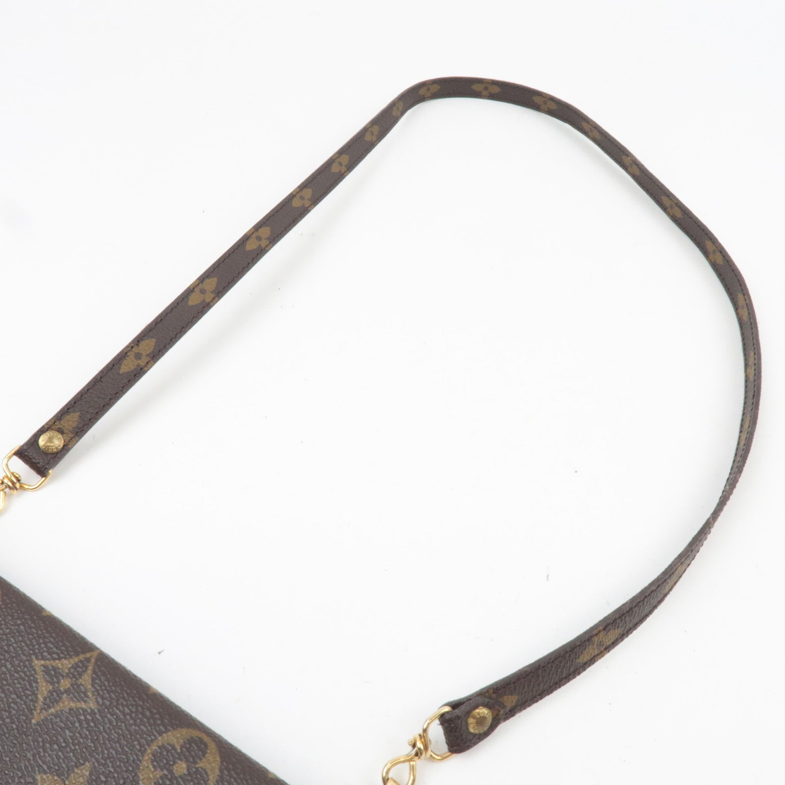Louis Vuitton Monogram Double Rabbat Shoulder Bag M51815 873VI