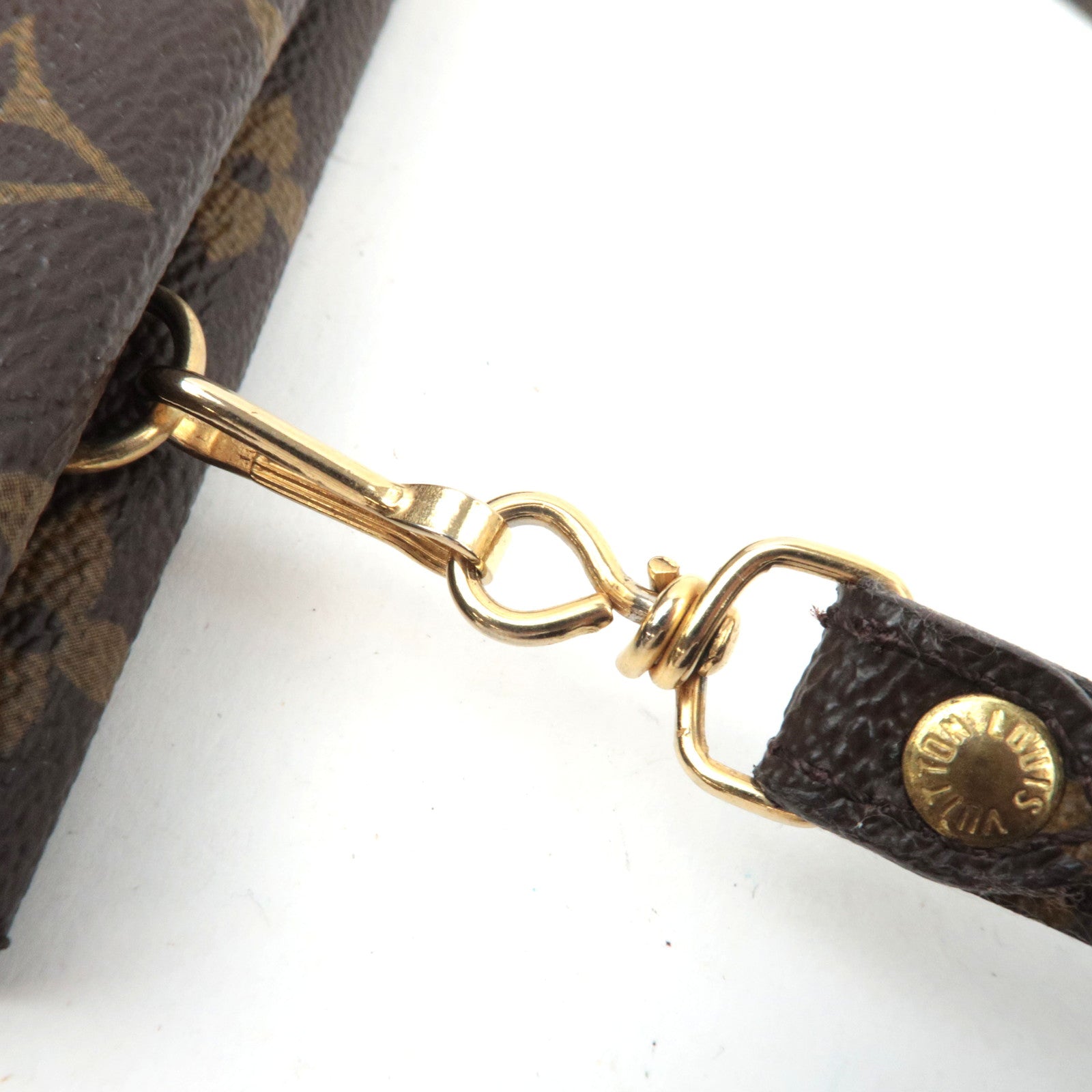 Louis Vuitton Monogram Double Rabbat Shoulder Bag M51815 873VI