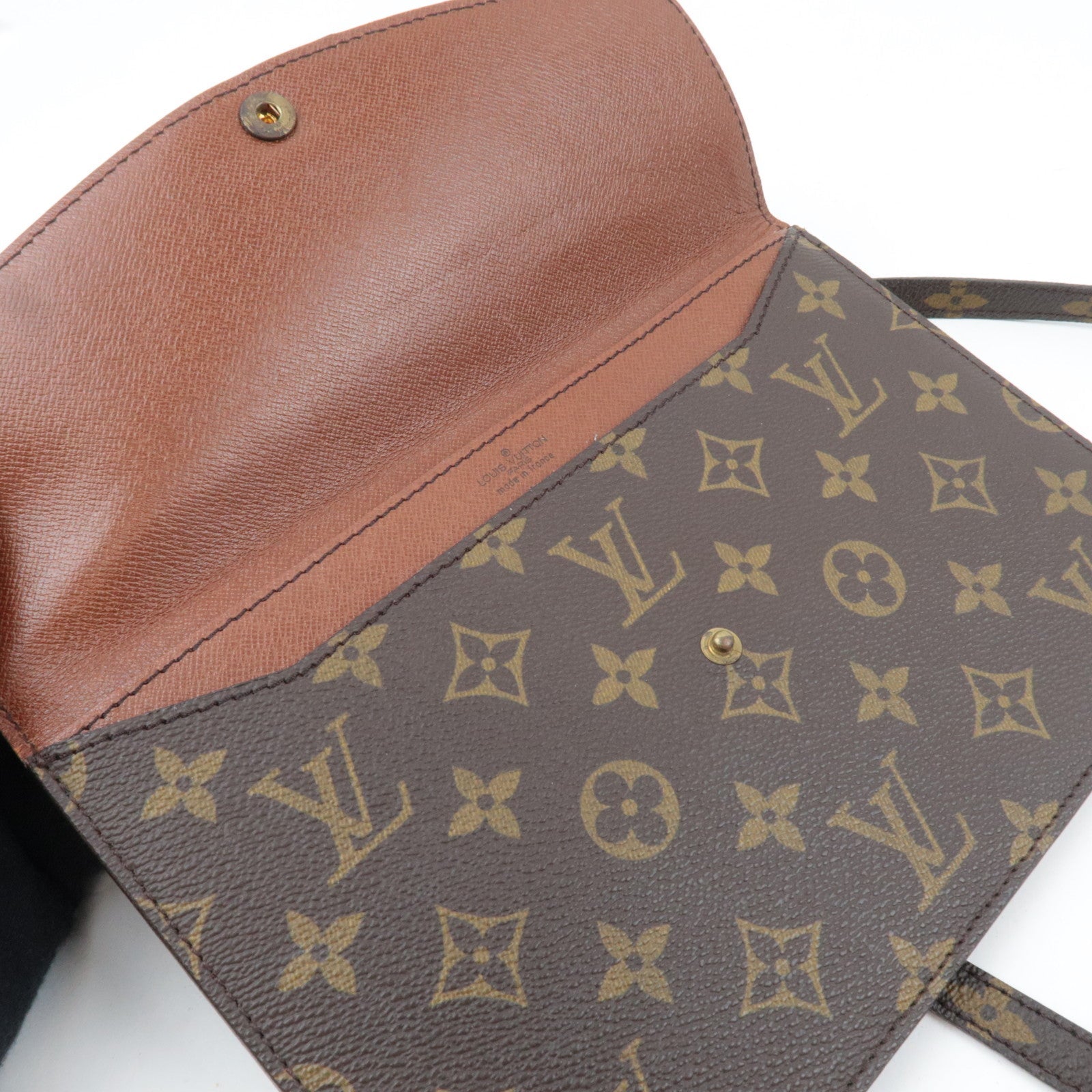 Louis Vuitton Monogram Double Rabbat Shoulder Bag M51815 873VI
