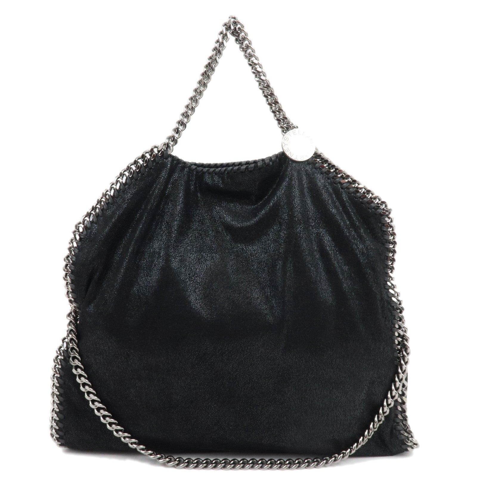 Stella McCartney Falabella Small Chain Shoulder Bag Vegan Leather Black 82017