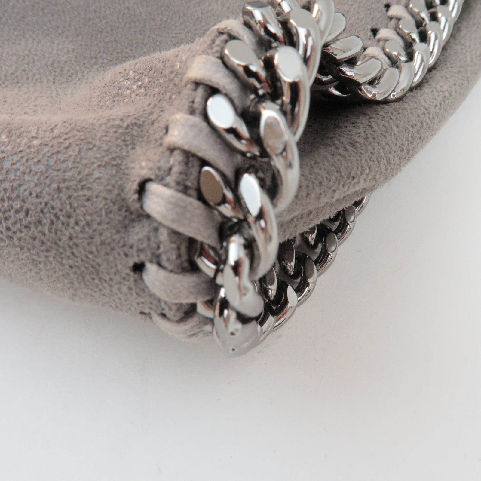 Stella McCartney Falabella Chain Shoulder Bag Vegan Leather Gray *Dust bag