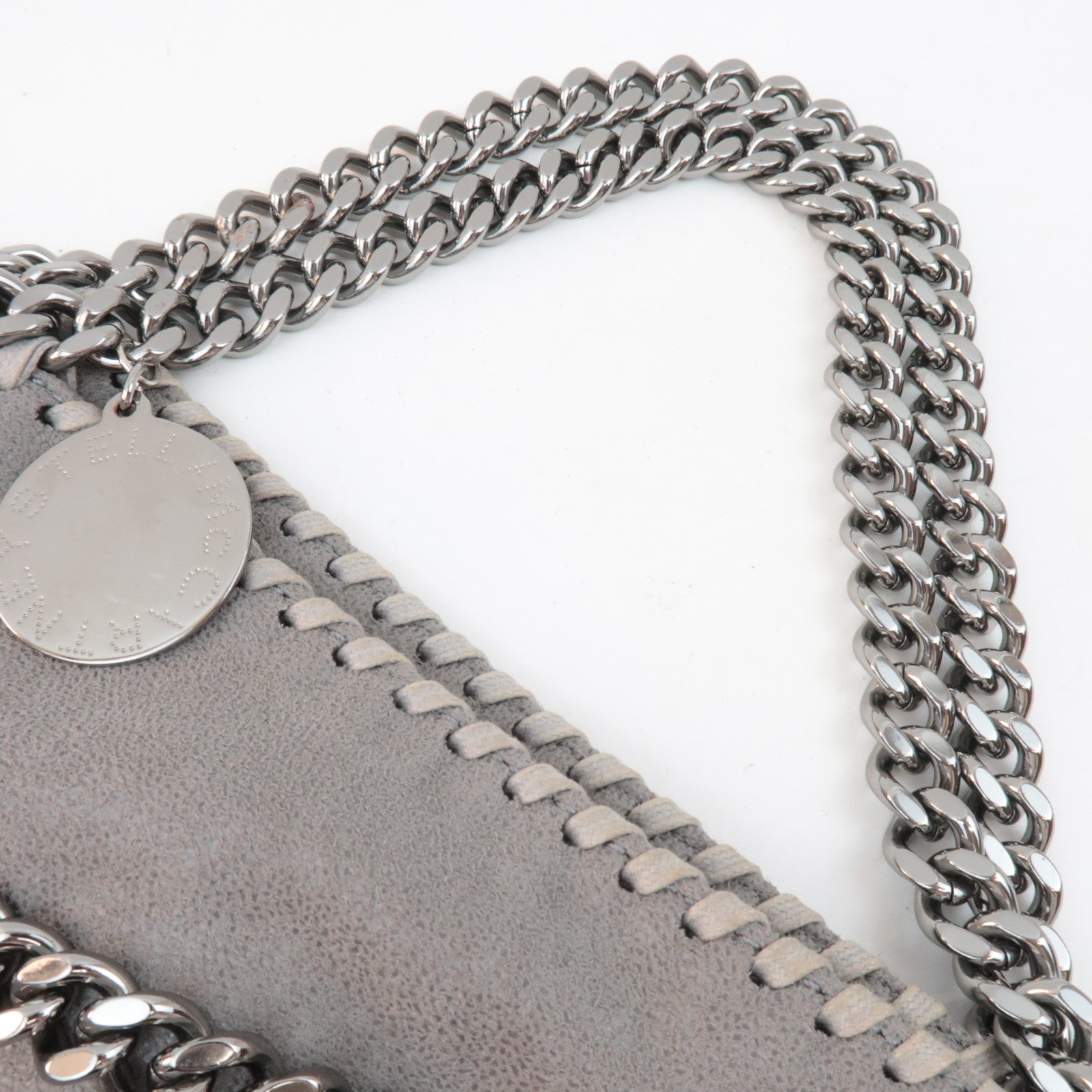 Stella McCartney Falabella Chain Shoulder Bag Vegan Leather Gray *Dust bag