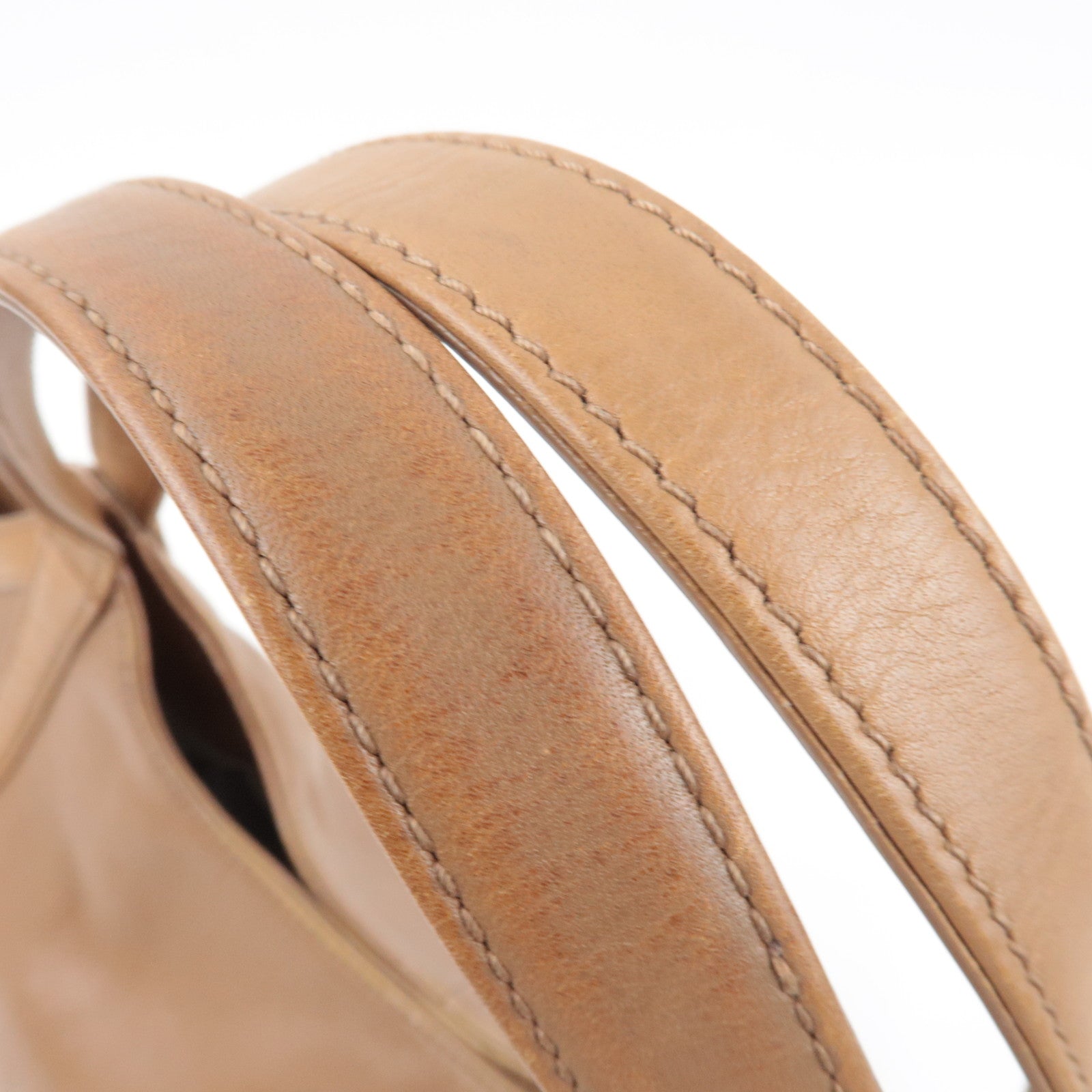 TORY BURCH Tote Bag Leather Brown