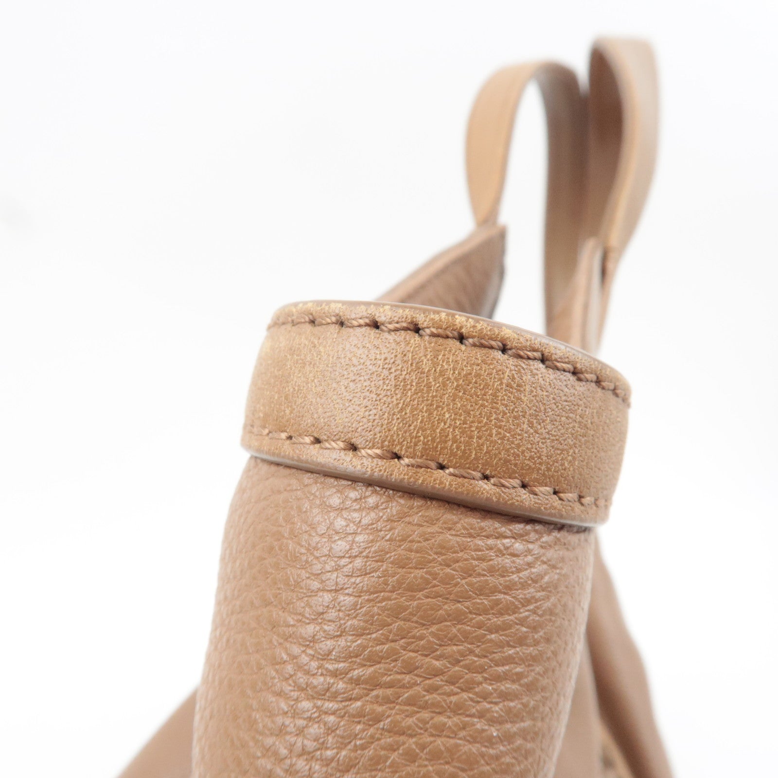 TORY BURCH Tote Bag Leather Brown