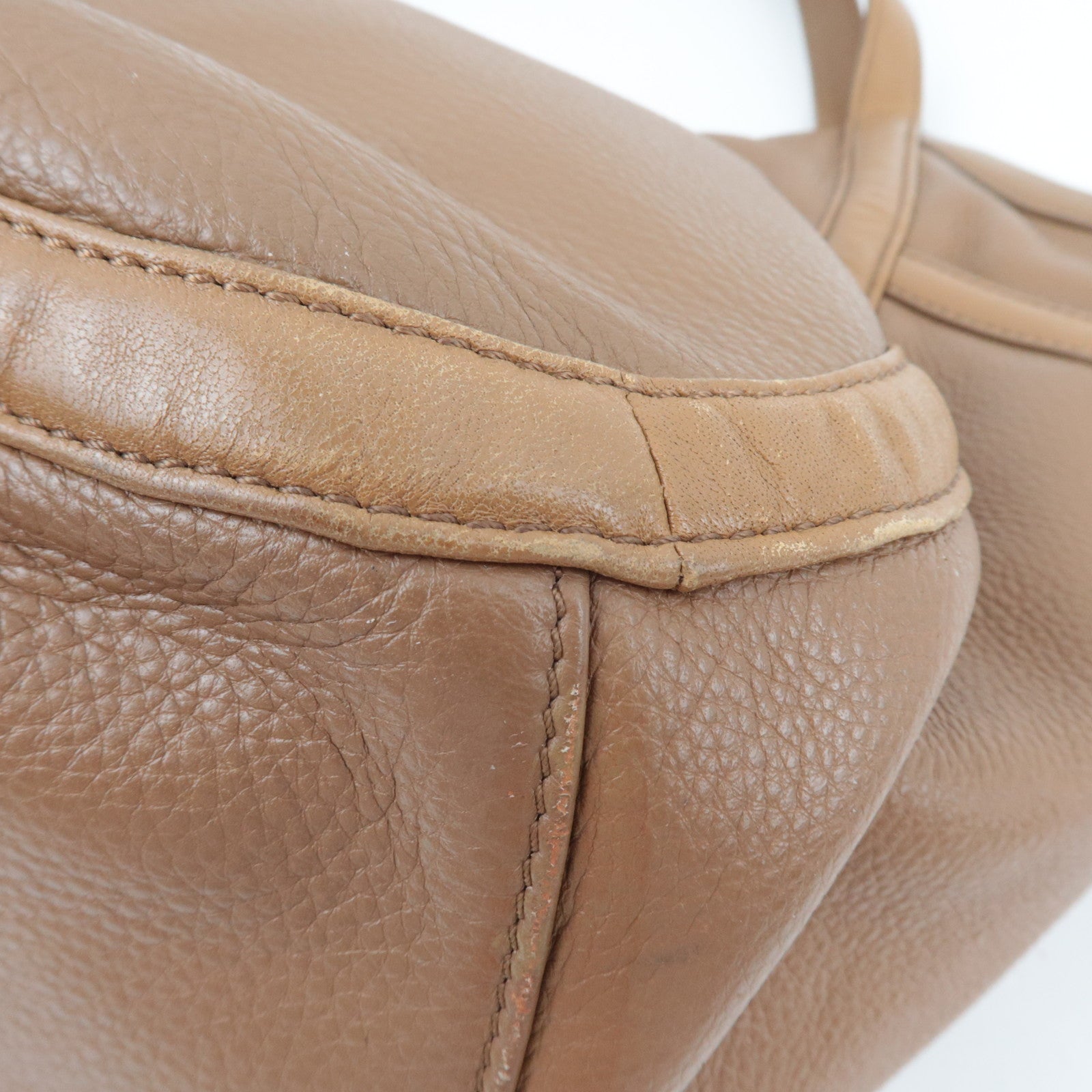 TORY BURCH Tote Bag Leather Brown