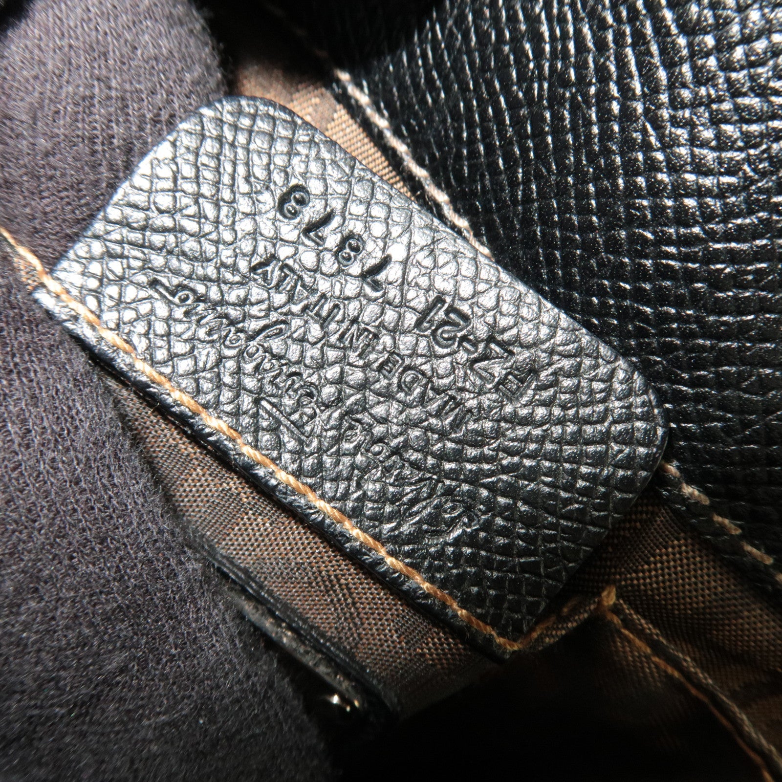 Ferragamo Gancini Shoulder Bag Leather Black Silver HDW