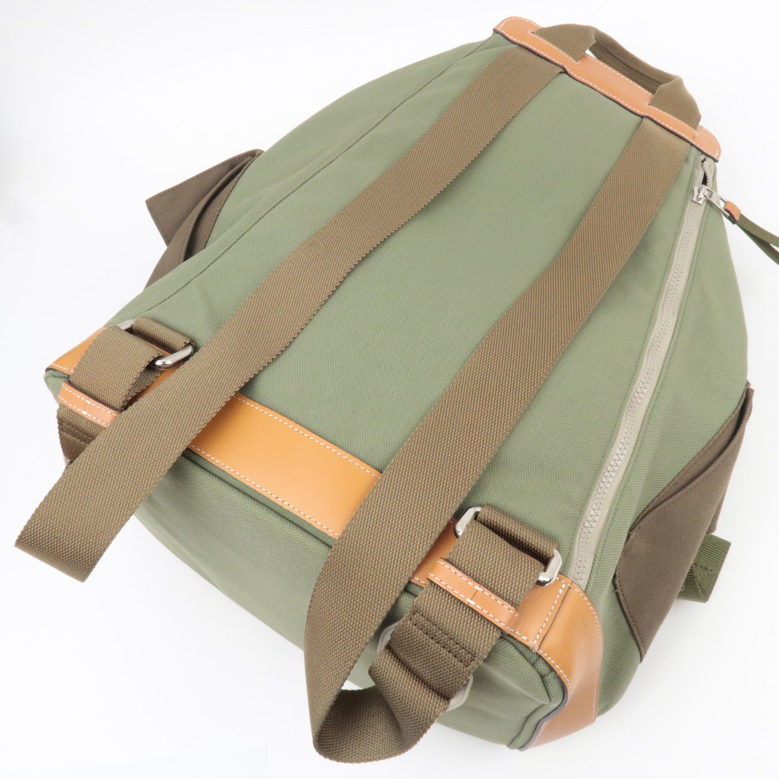 LOEWE Anagram Convertible Backpack Canvas Khaki
