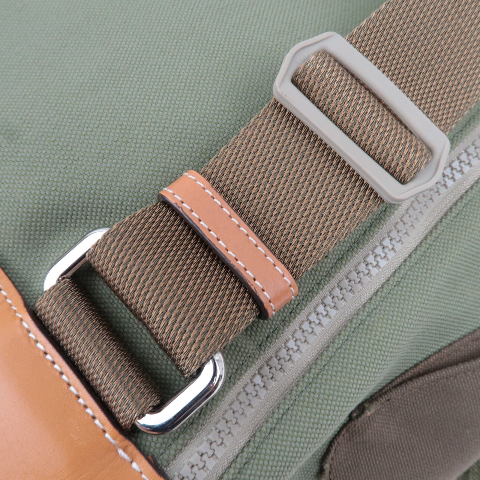 LOEWE Anagram Convertible Backpack Canvas Khaki