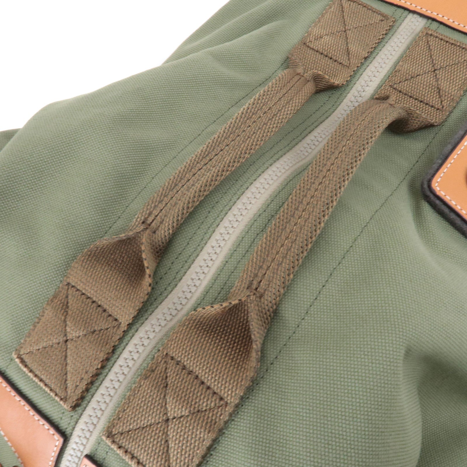 LOEWE Anagram Convertible Backpack Canvas Khaki