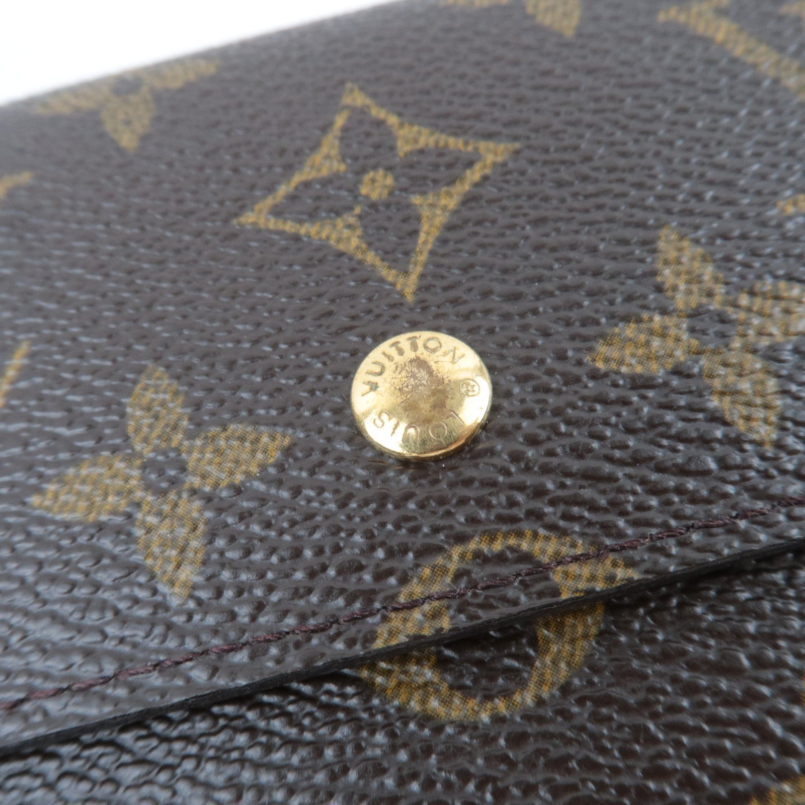 Louis Vuitton Monogram Portefeuille International Long Wallet M61217 TH1023
