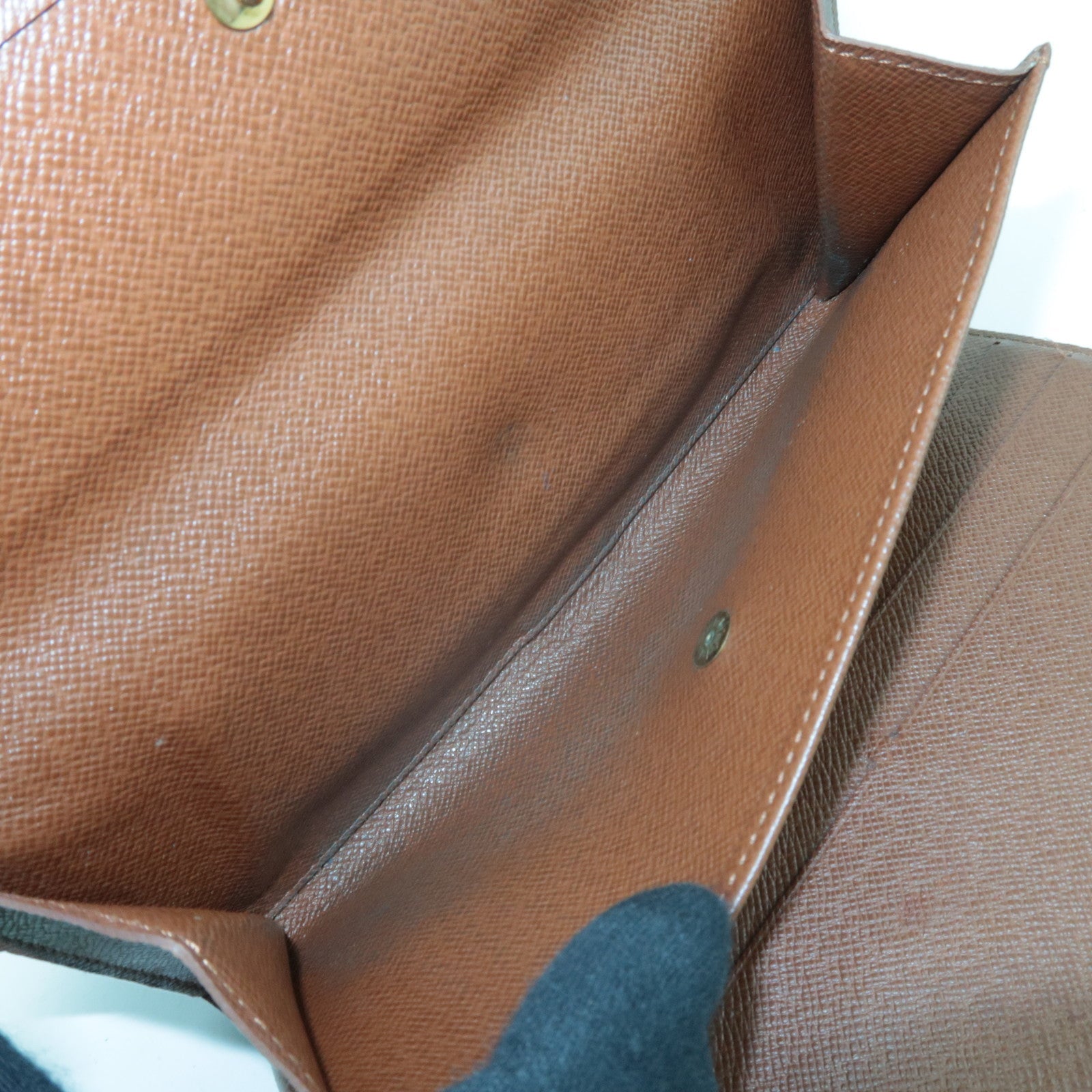 Louis Vuitton Monogram Portefeuille International Long Wallet M61217 TH1023