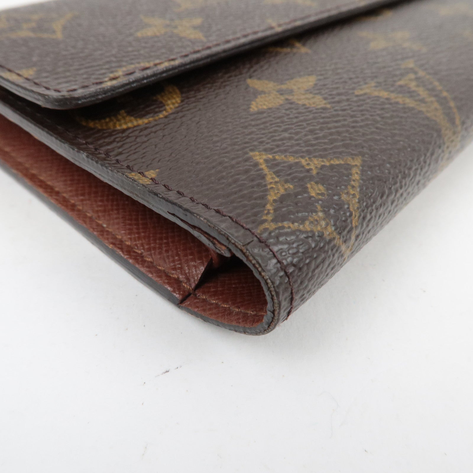 Louis Vuitton Monogram Portefeuille International Long Wallet M61217 TH1023