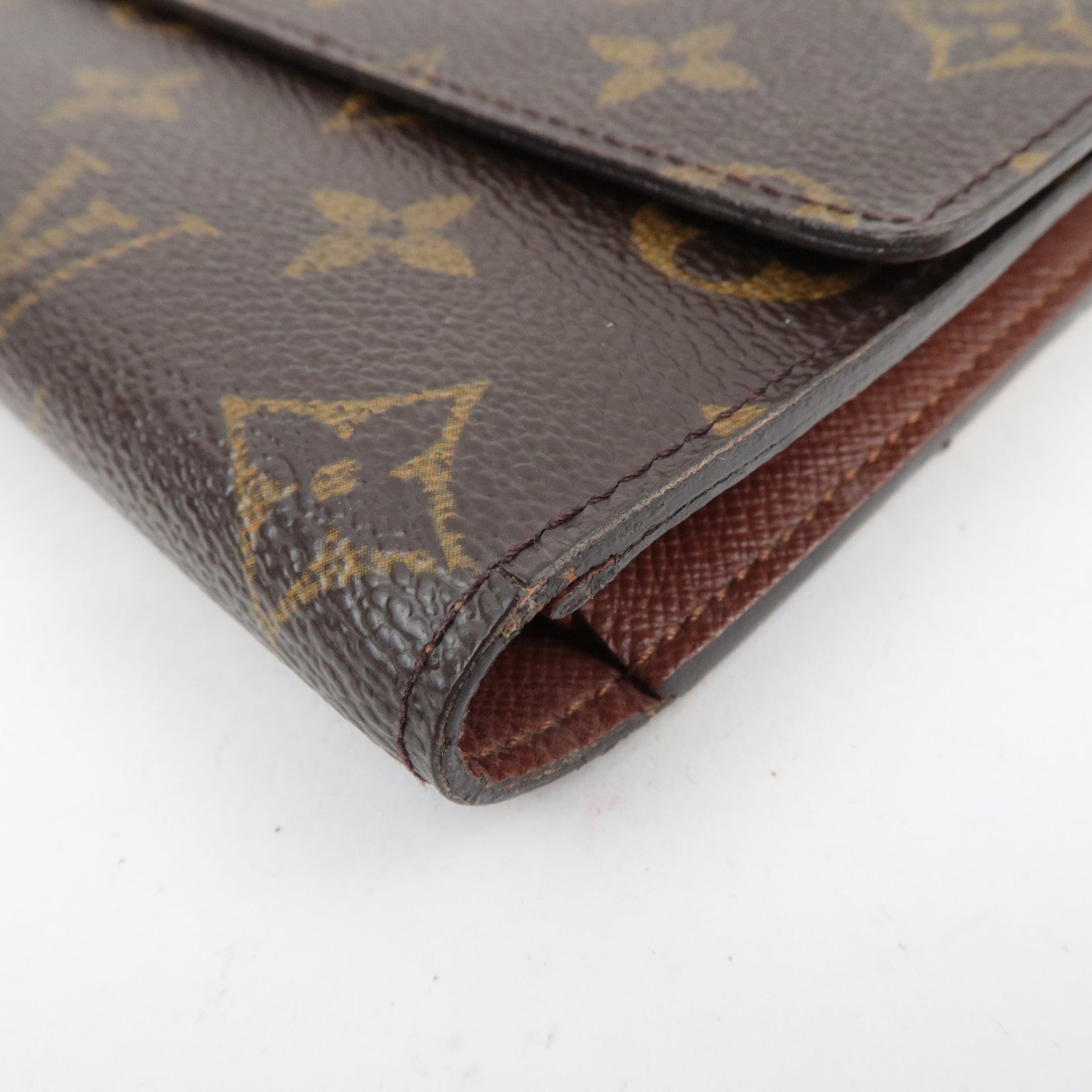 Louis Vuitton Monogram Portefeuille International Long Wallet M61217 TH1023