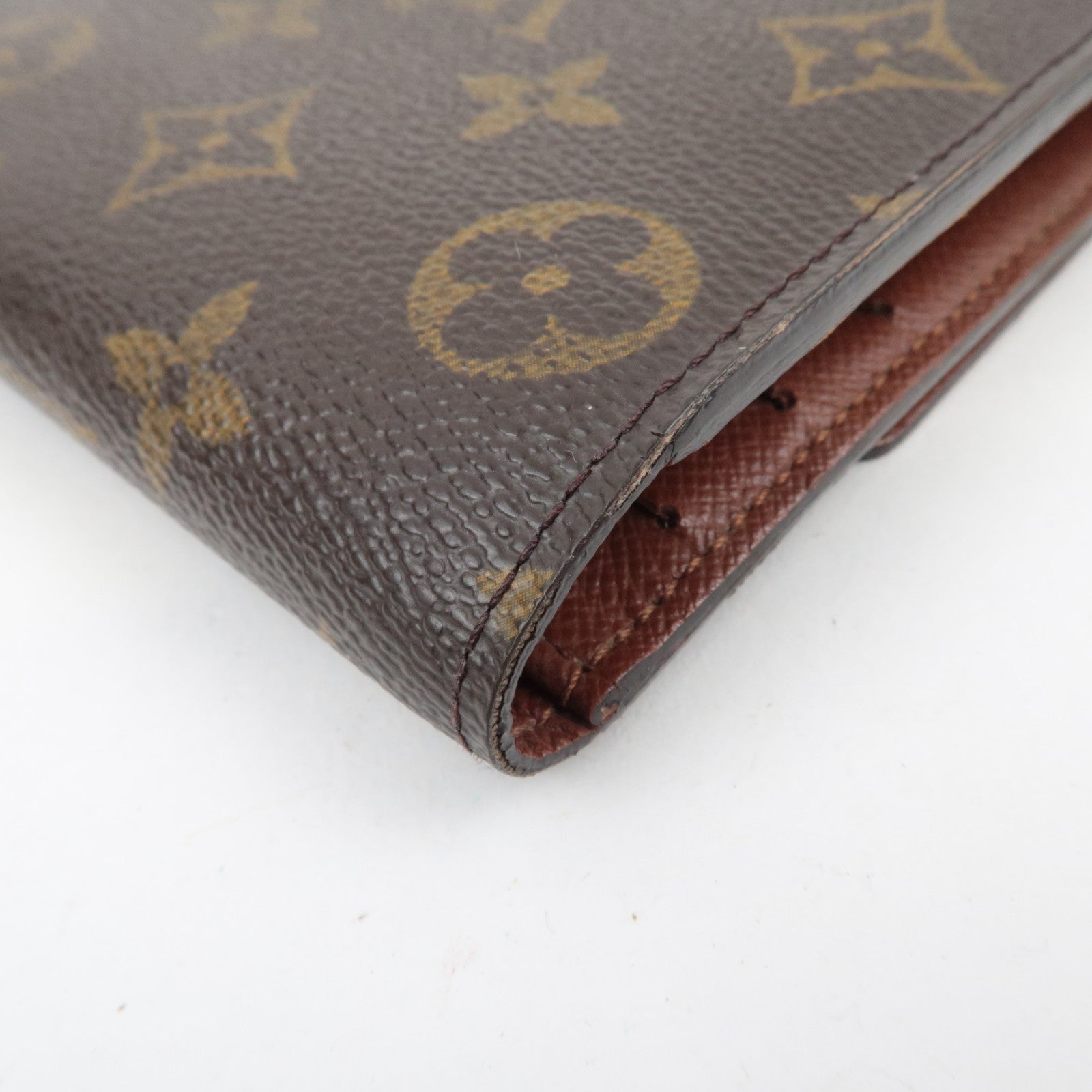 Louis Vuitton Monogram Portefeuille International Long Wallet M61217 TH1023