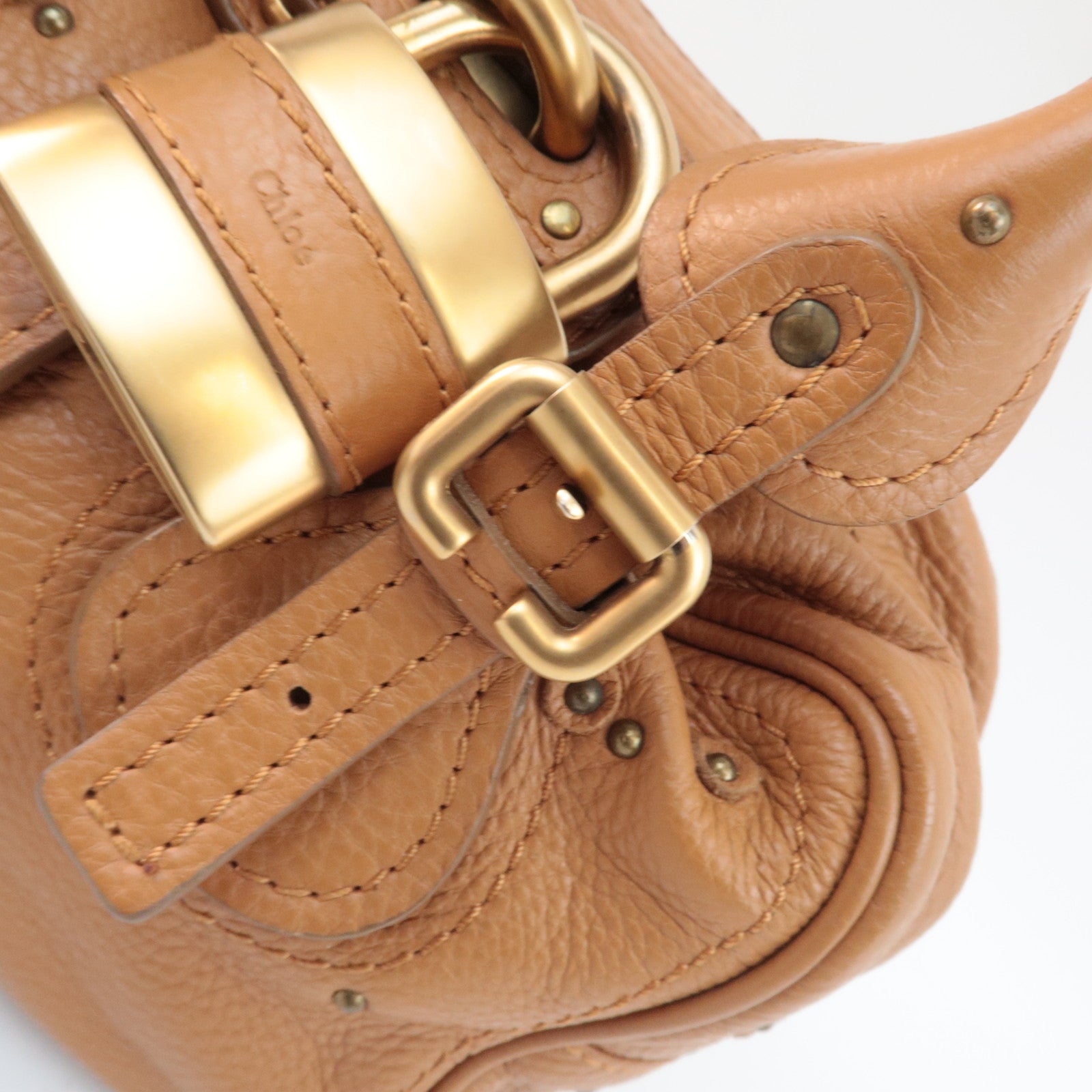 Chloe Paddington Handbag Leather Brown *Key Lock