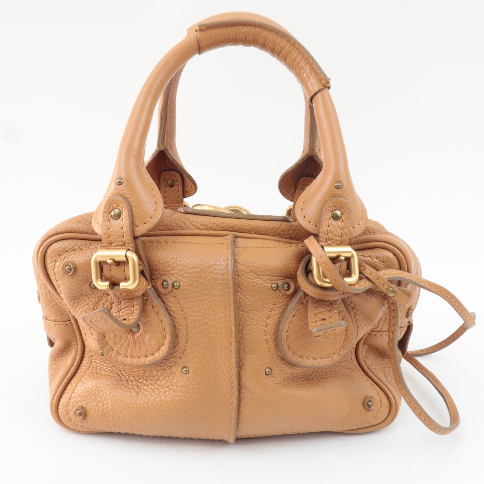 Chloe Paddington Handbag Leather Brown *Key Lock