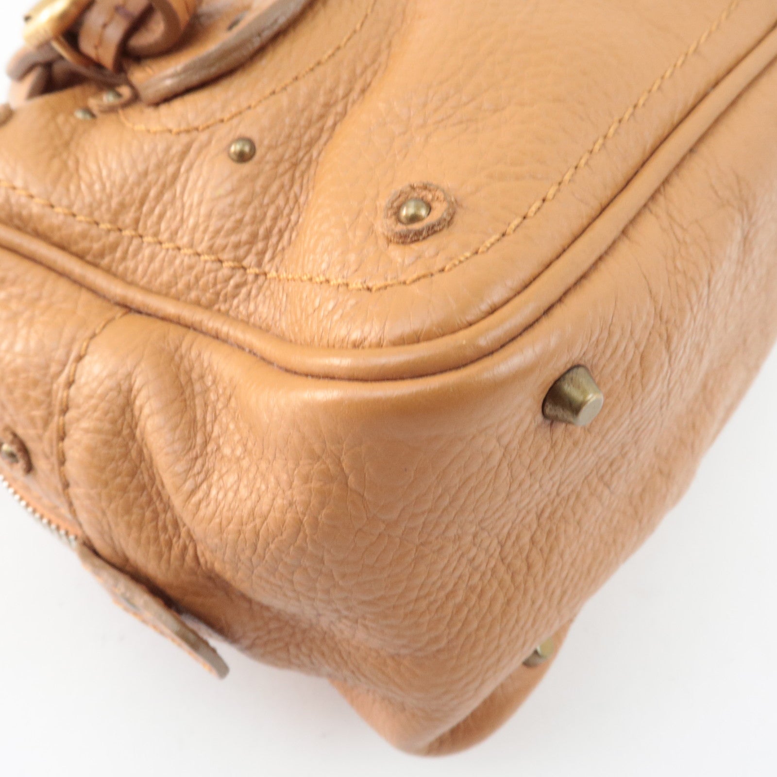 Chloe Paddington Handbag Leather Brown *Key Lock