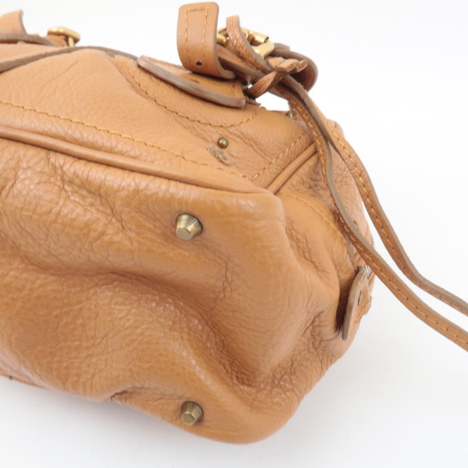 Chloe Paddington Handbag Leather Brown *Key Lock