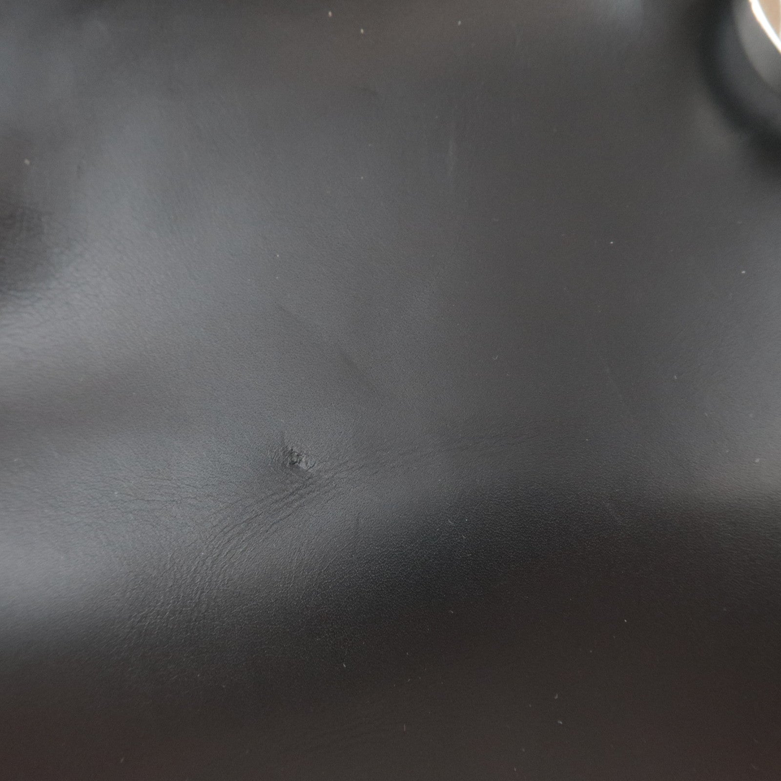 Ferragamo Gancini Tote Bag Leather Black Silver HDW