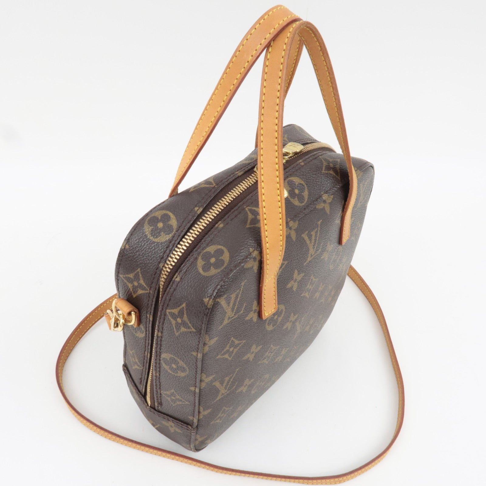 Louis Vuitton Monogram Spontini 2Way Handbag M47500 AR0033 *Strap