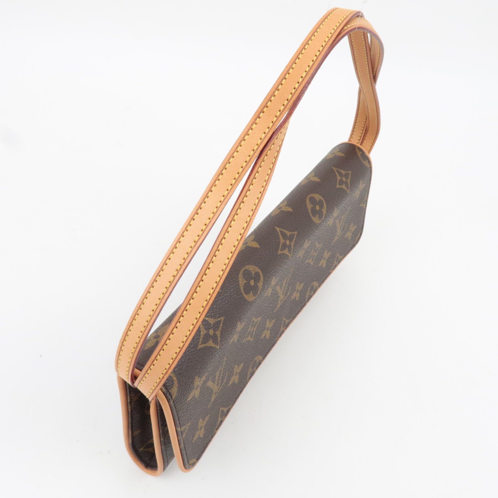 Louis Vuitton Monogram Pochette Twin GM Shoulder Bag M51852 FL0021 *Strap, Dust bag