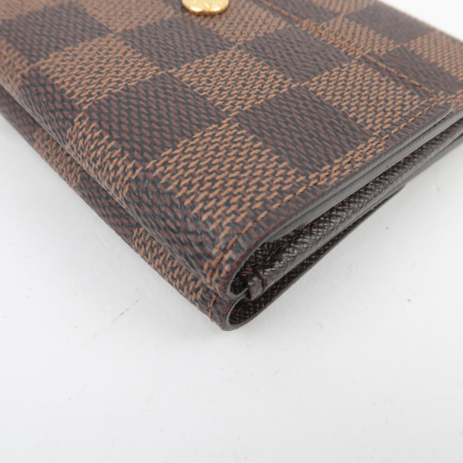 Louis Vuitton Damier Portefeuille Elise Wallet Damier Canvas N61654 SP4122