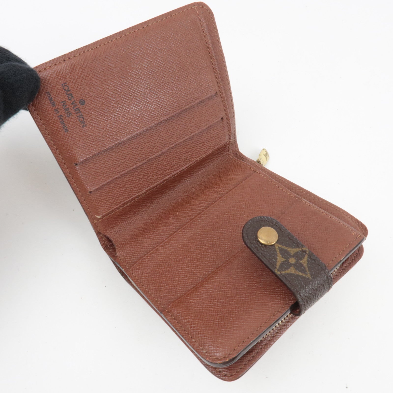 Louis Vuitton Monogram Compact Zip Wallet M61667 MI0063