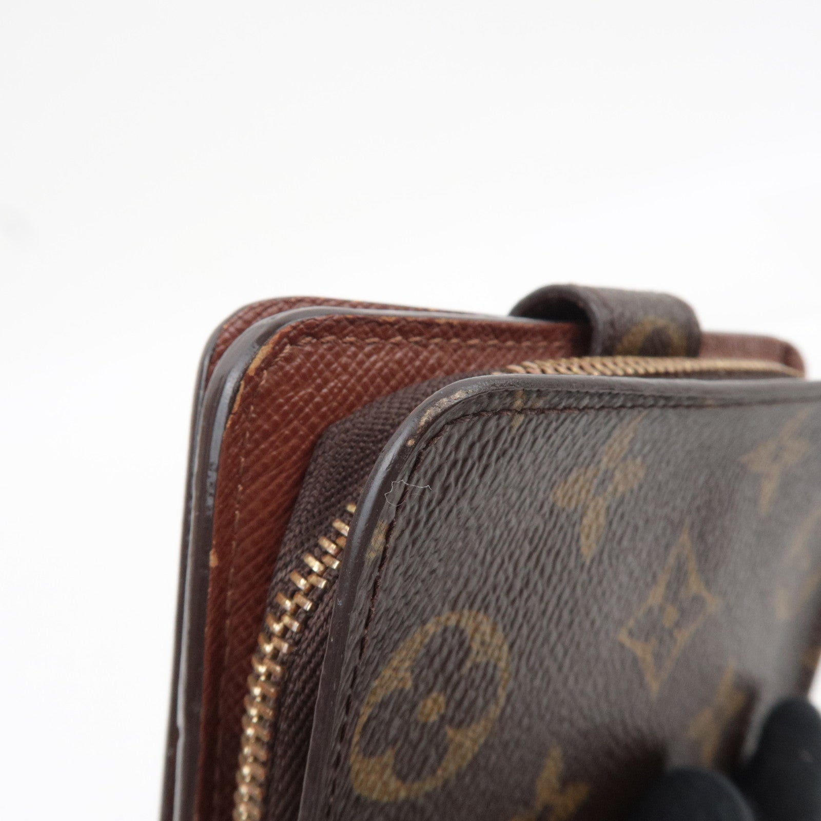 Louis Vuitton Monogram Compact Zip Wallet M61667 MI0063