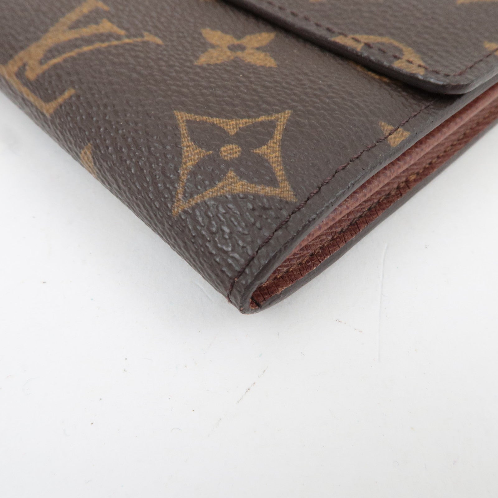 Louis Vuitton Monogram Porte Monnaie Credit Long Wallet M61726 TH1014