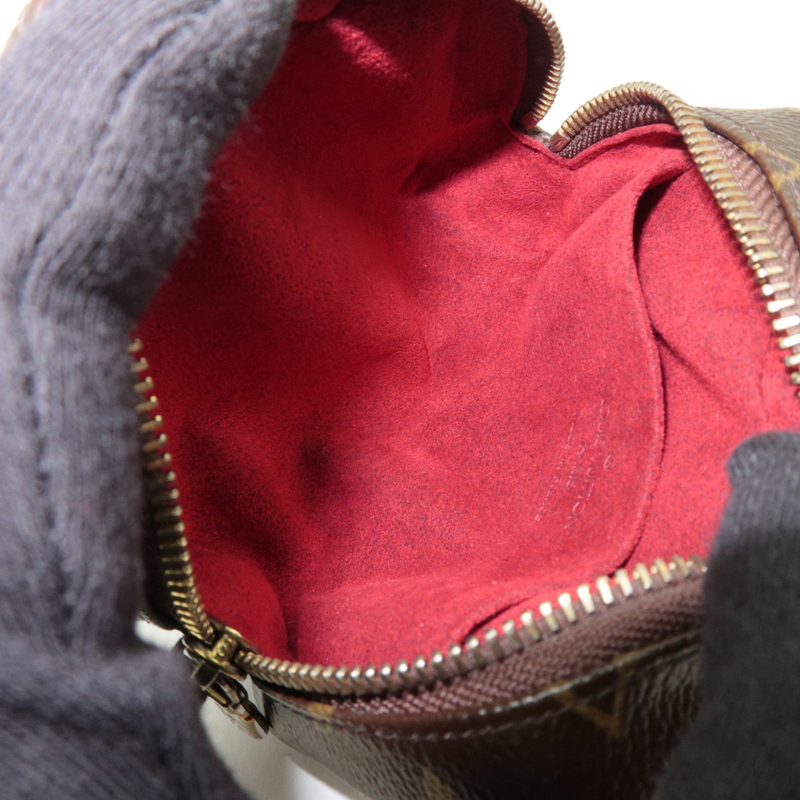 Louis Vuitton Monogram Trousse Wapity Mini Pouch M58030 FL1015