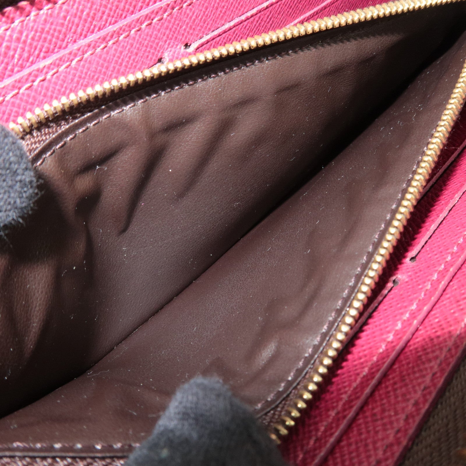 Louis Vuitton Monogram Portefeuille Clemence Long Wallet Fuchsia M60742 SP2197