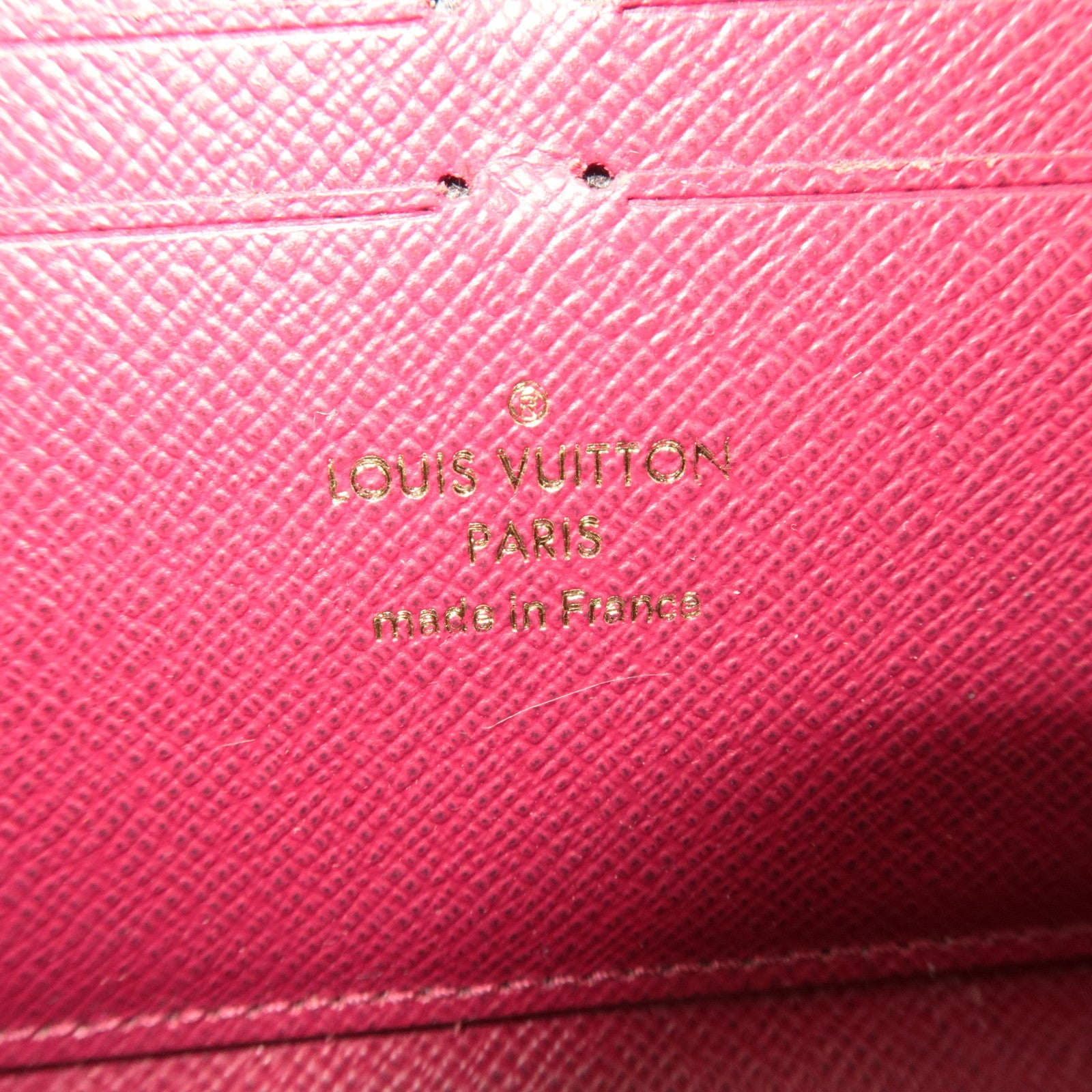 Louis Vuitton Monogram Portefeuille Clemence Long Wallet Fuchsia M60742 SP2197