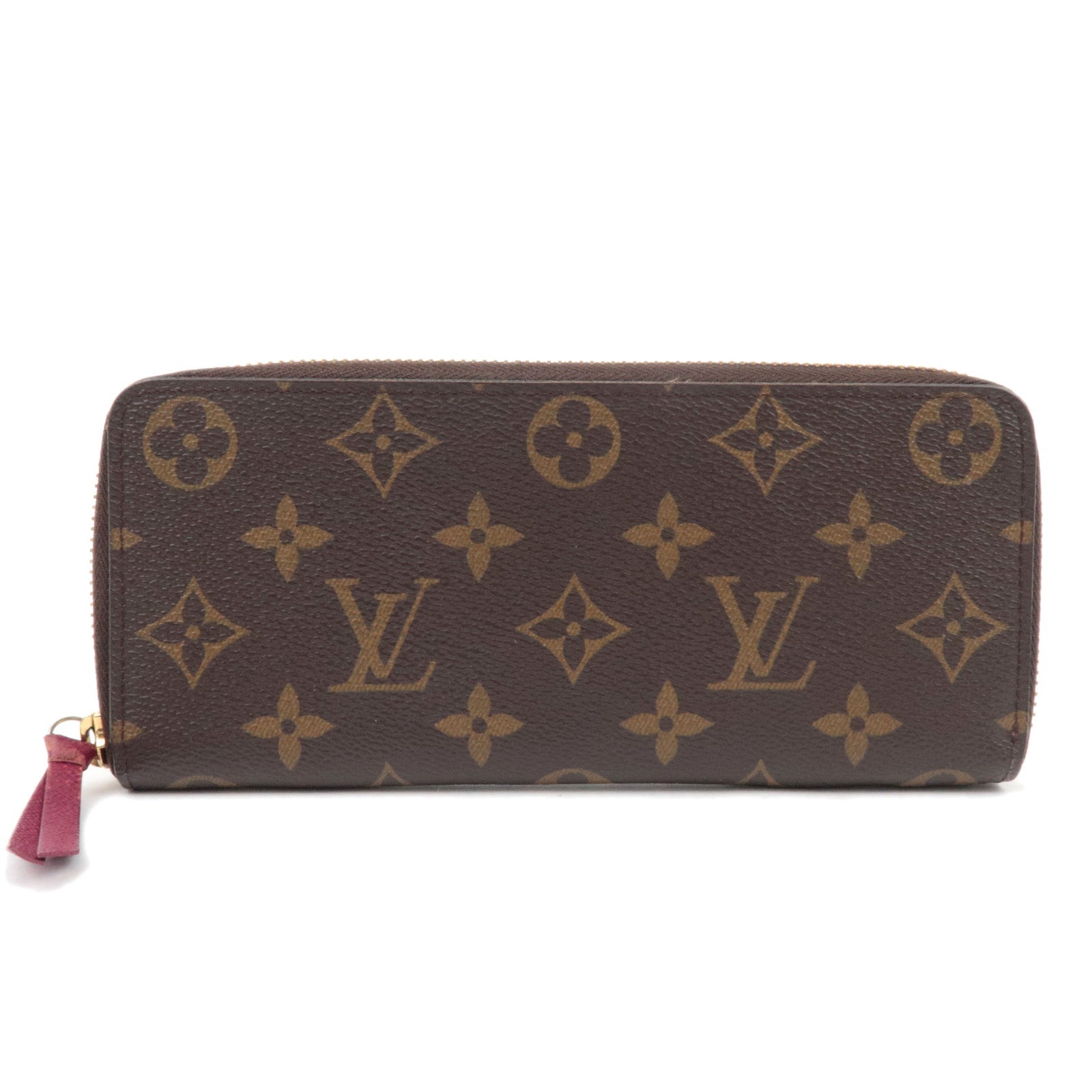 Louis Vuitton Monogram Portefeuille Clemence Long Wallet Fuchsia M60742 SP219782108