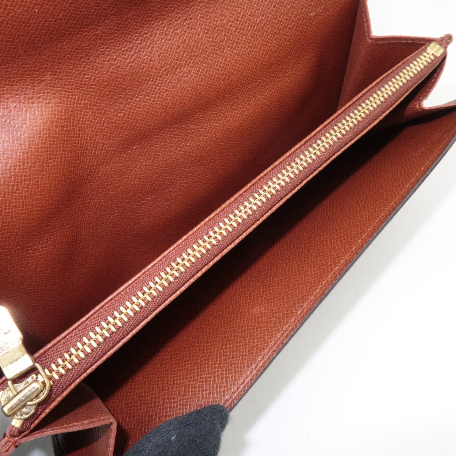 Louis Vuitton Monogram Pochette Porte Monnaie Credit Long wallet M61725 881AN