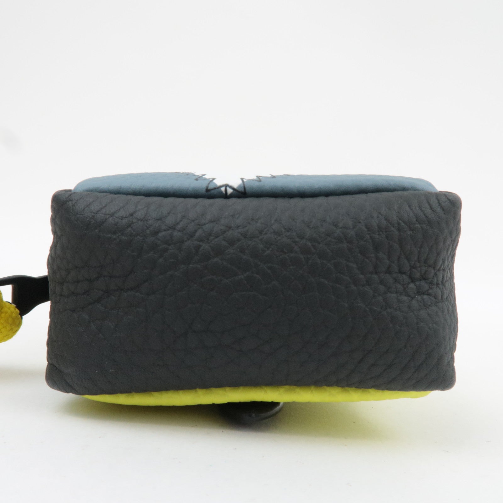 Louis Vuitton Square Pouch Color Blocks Taurillon Leather Gray M00739 CX0222