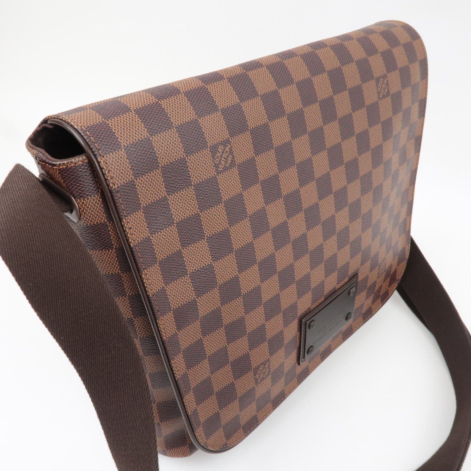 Louis Vuitton Damier Brooklyn MM Shoulder Bag N51211 SR4069