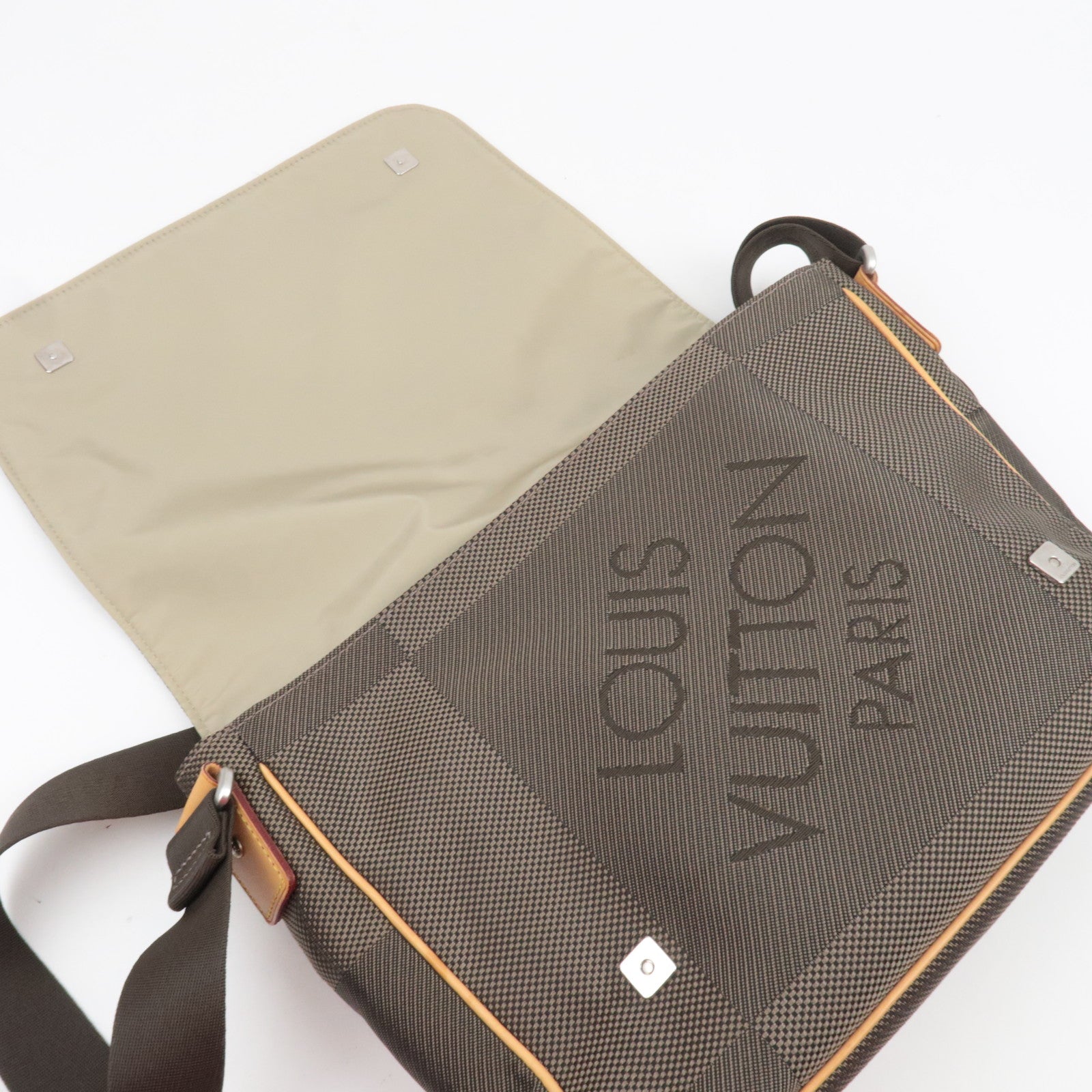 Louis Vuitton Damier Geant Petit Message Shoulder Bag Tail M93617 VI4098