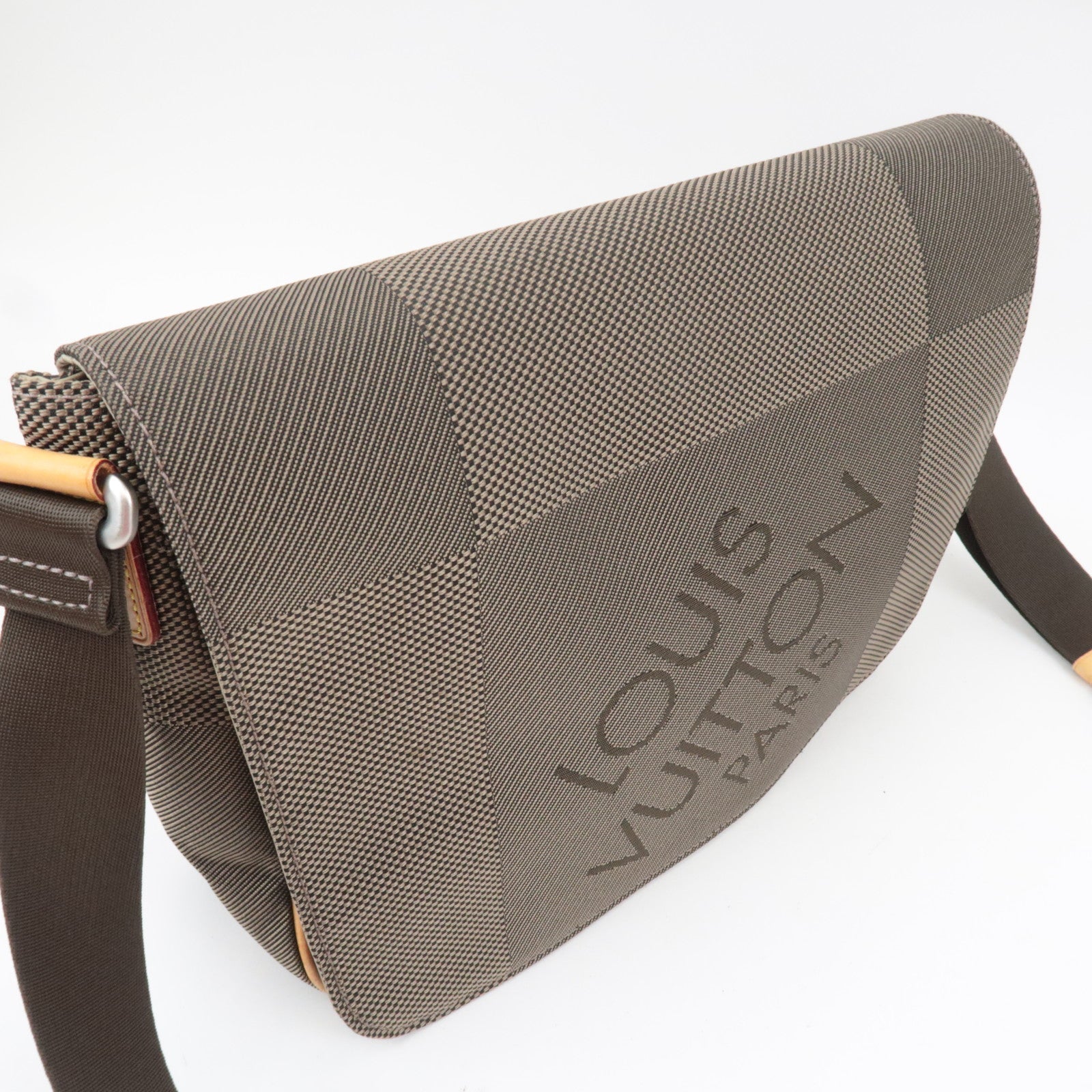 Louis Vuitton Damier Geant Petit Message Shoulder Bag Tail M93617 VI4098