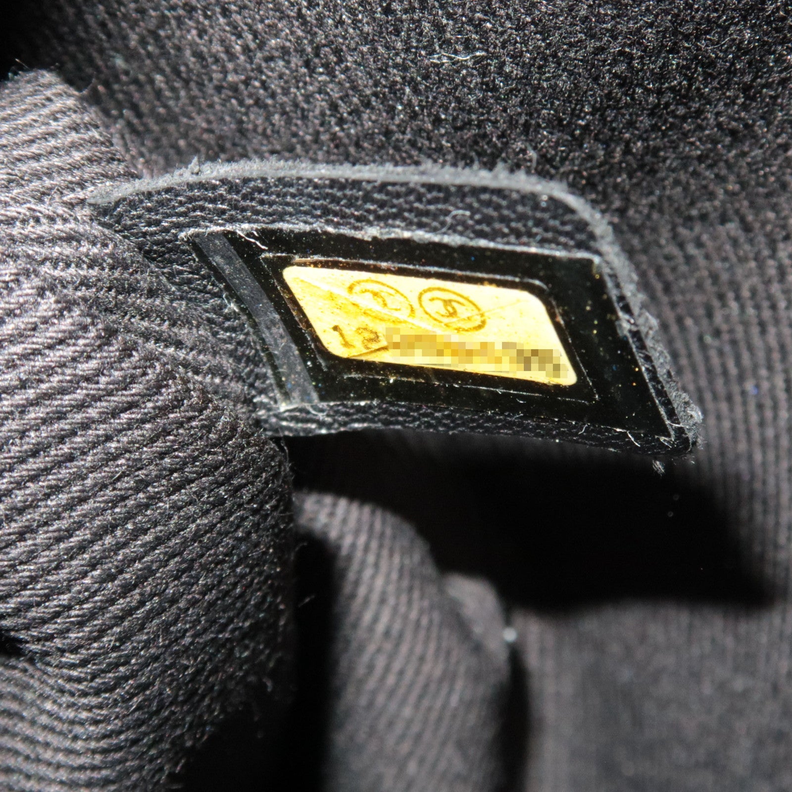 CHANEL Big Coco Mark Tote Bag Caviarskin Black 12959435 *G card, Dust bag, Pouch