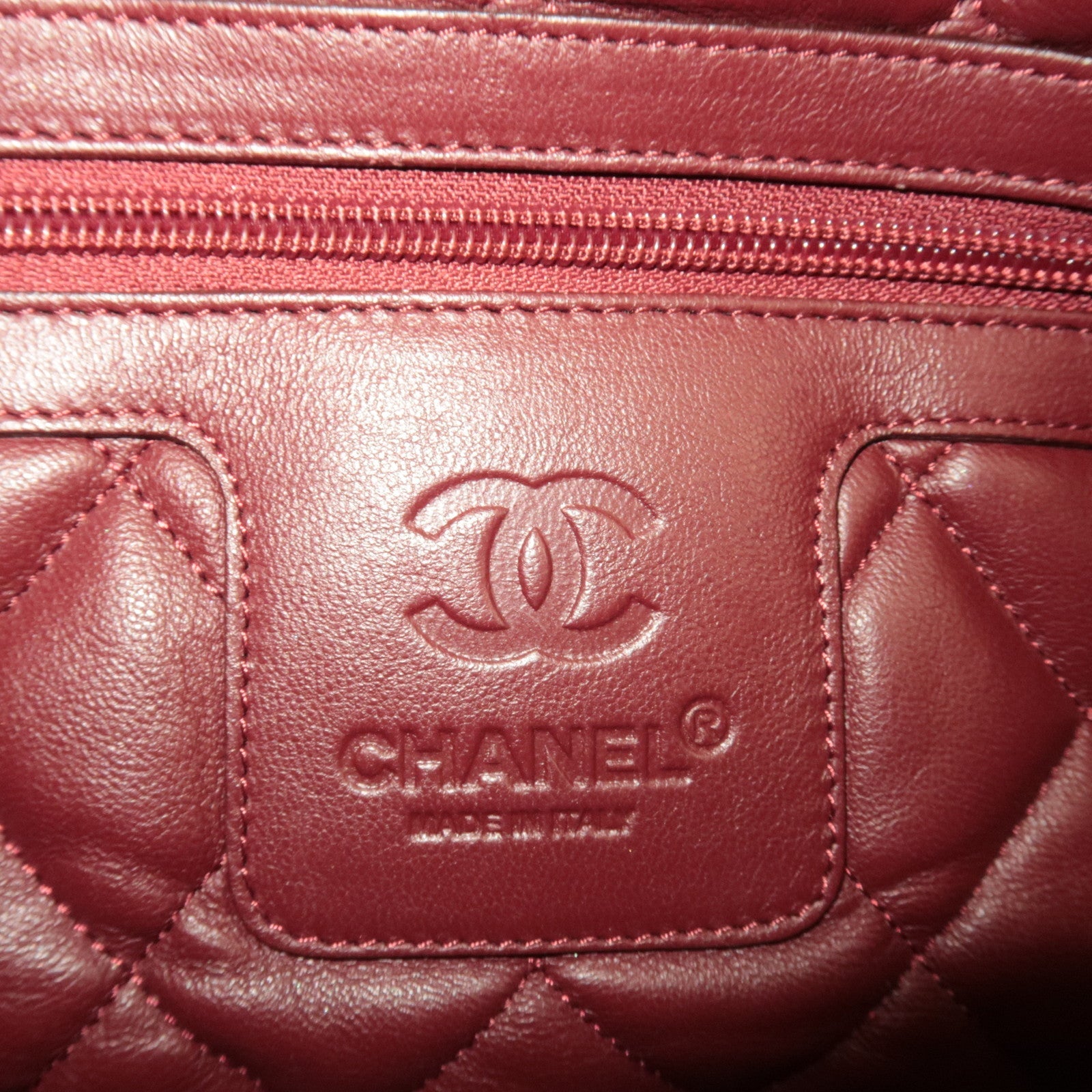 CHANEL Coco Cocoon Tote Bag Leather Black Silver HDW 14052139