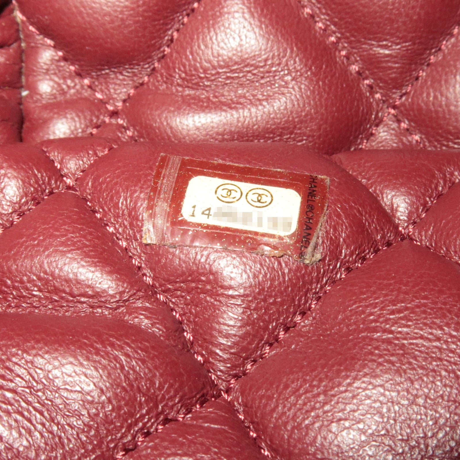 CHANEL Coco Cocoon Tote Bag Leather Black Silver HDW 14052139