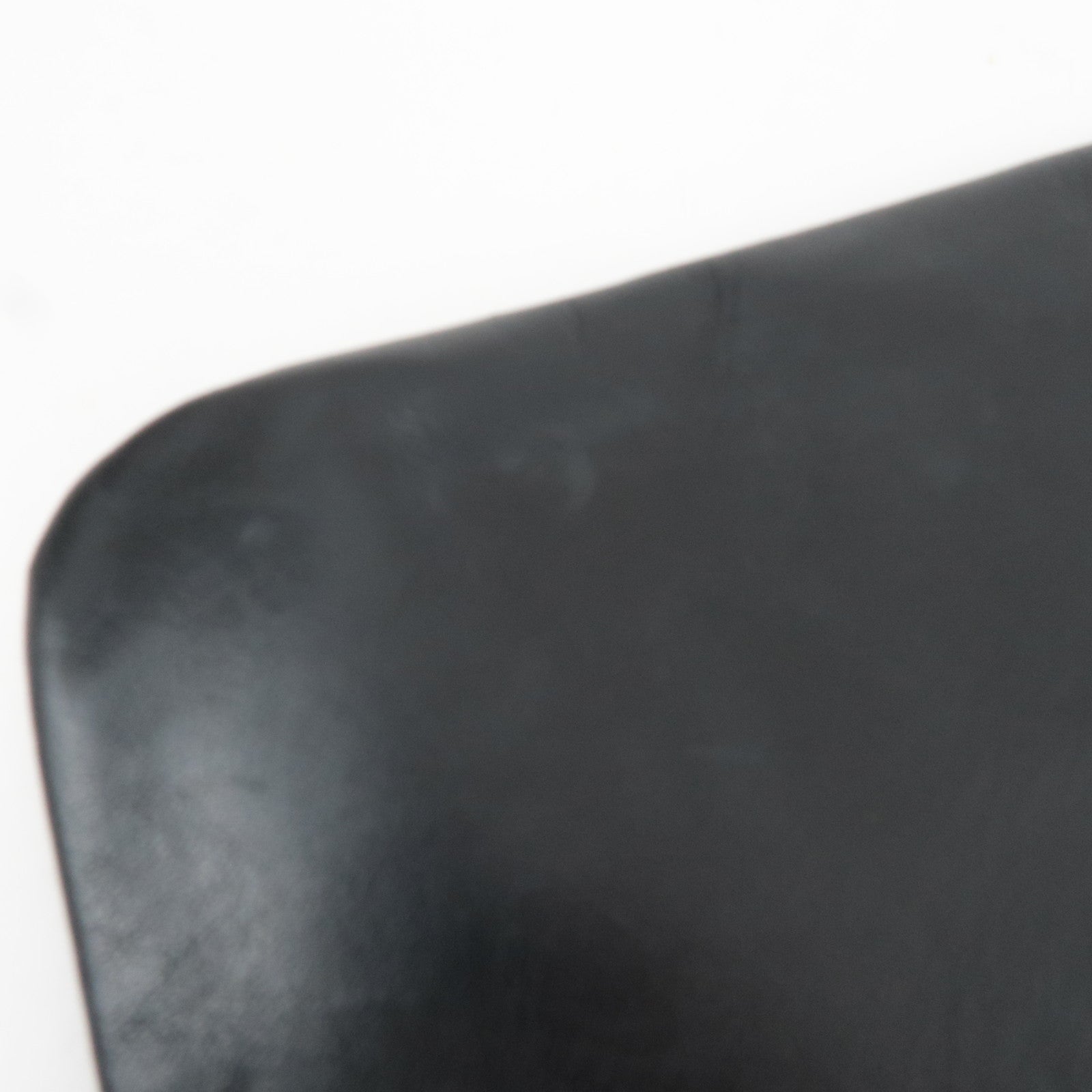 CHANEL Studs Coco Mark Chain Shoulder Bag Leather Black 12341648 *G card