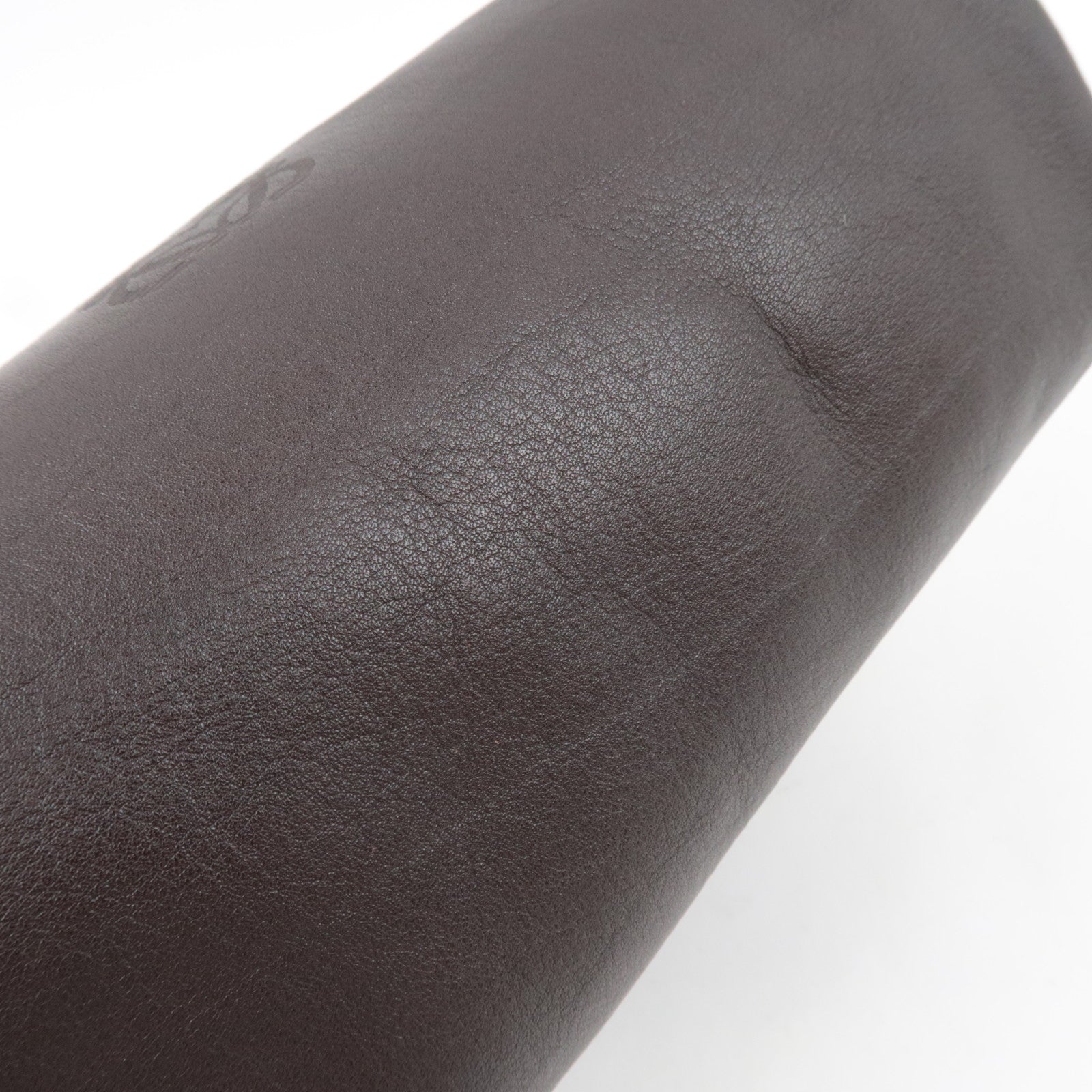 LOEWE Anagram Shoulder Bag Leather Brown