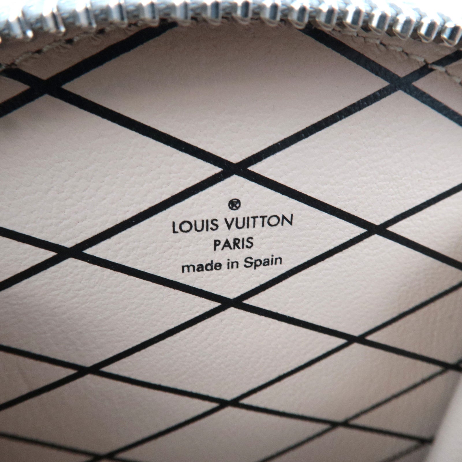 Louis Vuitton Transformed Monogram Trompe L'oeil Microboite Chapeau Coin Case Silver Brown M63596 CA2178 *Box, Dust bag